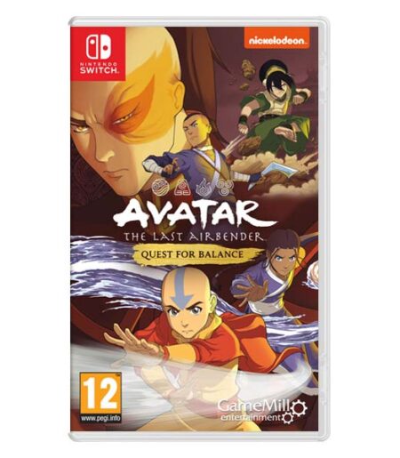 Avatar The Last Airbender: Quest for Balance NSW od GameMill Entertainment