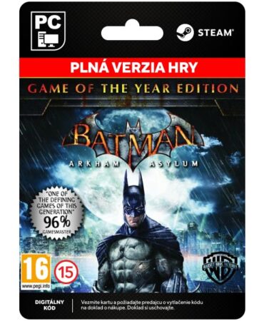 Batman: Arkham Asylum (Game of the Year Edition) [Steam] od Warner Bros. Games
