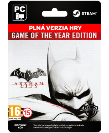 Batman: Arkham City (Game of the Year Edition) [Steam] od Warner Bros. Games