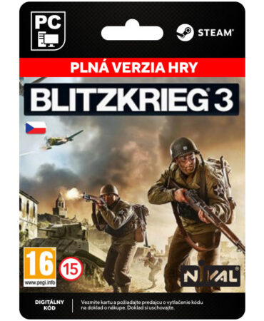 Blitzkrieg 3 CZ [Steam] od Nival