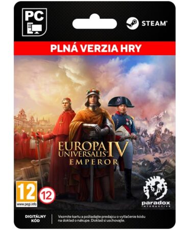 Europa Universalis 4: Emperor [Steam] od Paradox Interactive