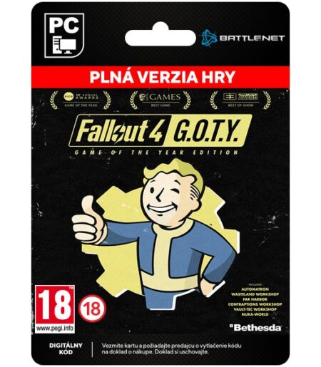 Fallout 4 Game of the Year Edition [Steam] od Bethesda Softworks