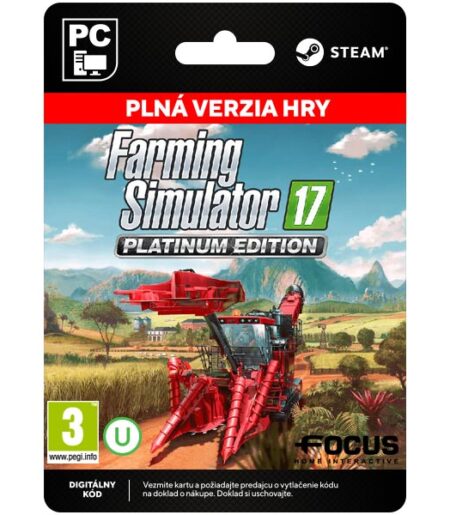 Farming Simulator 17 (Platinum Edition - Expansion) [Steam] od Focus Entertainment