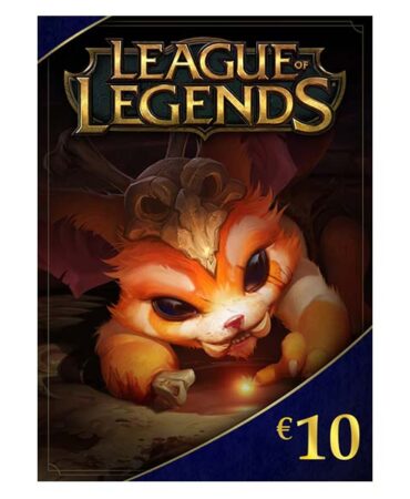 League of Legends elektronická peňaženka 10 € (1380 Riot Points) od Riot Games