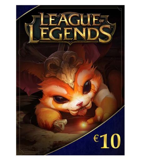 League of Legends elektronická peňaženka 10 € (1380 Riot Points) od Riot Games