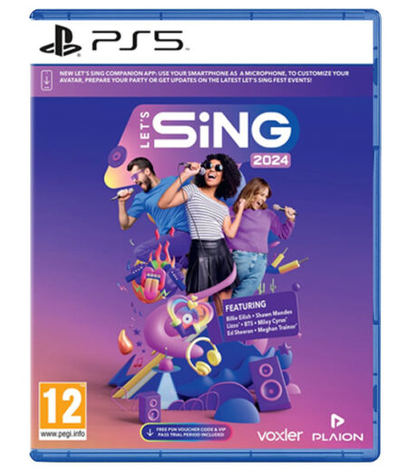 Let’s Sing 2024 bez mikrofónu PS5 od Koch Media