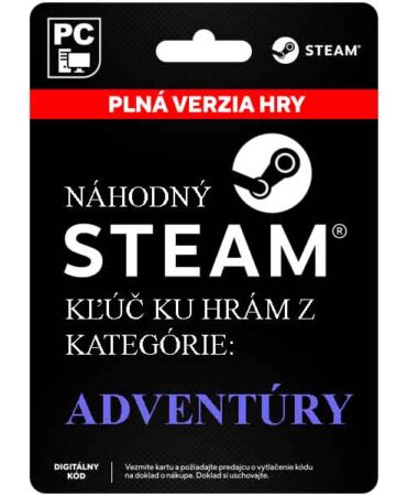 Náhodný Steam kľúč na dobrodružne hry [Steam] od Valve