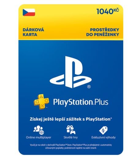 Playstation Plus Extra Gift Card 1040 Kč (3M členstvo) od SONY