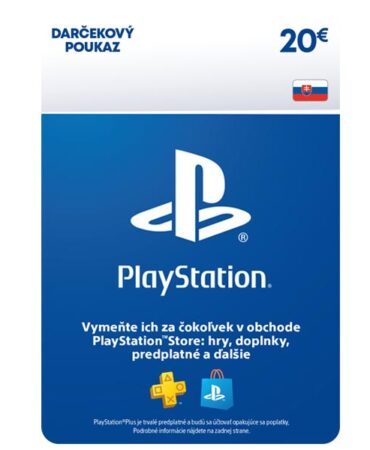 Sony PlayStation Store predplatená karta 20 € od SONY