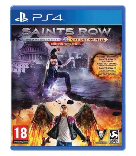 Saints Row 4: Re-Elected + Gat out of Hell (First Edition) PS4 od Deep Silver