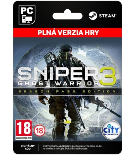 Sniper: Ghost Warrior 3 (Season Pass Edition) [Steam] od CI Games