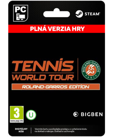 Tennis World Tour (Rolland-Garros Edition) [Steam] od BigBen Interactive