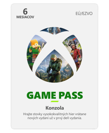 Xbox Game Pass 6 mesačné predplatné od Microsoft