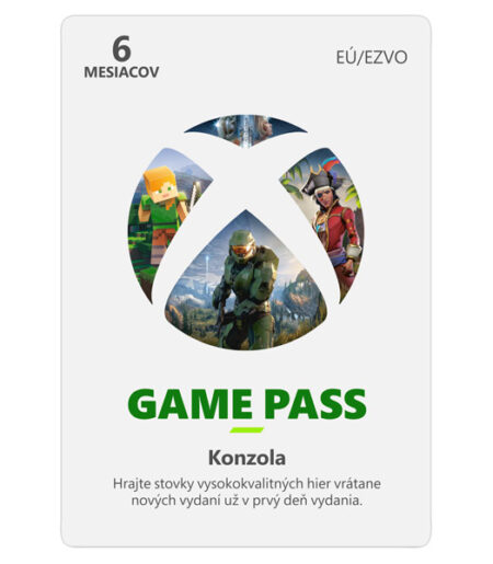 Xbox Game Pass 6 mesačné predplatné od Microsoft