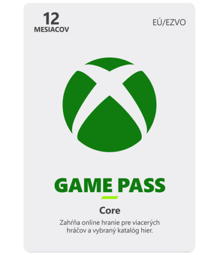 Xbox Game Pass Core 12 mesačné predplatné CD-Key od Microsoft