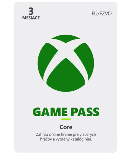 Xbox Game Pass Core 3 mesačné predplatné CD-Key od Microsoft