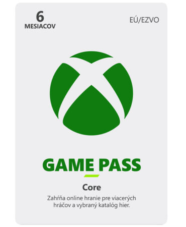 Xbox Game Pass Core 6 mesačné predplatné CD-Key od Microsoft