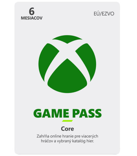 Xbox Game Pass Core 6 mesačné predplatné CD-Key od Microsoft