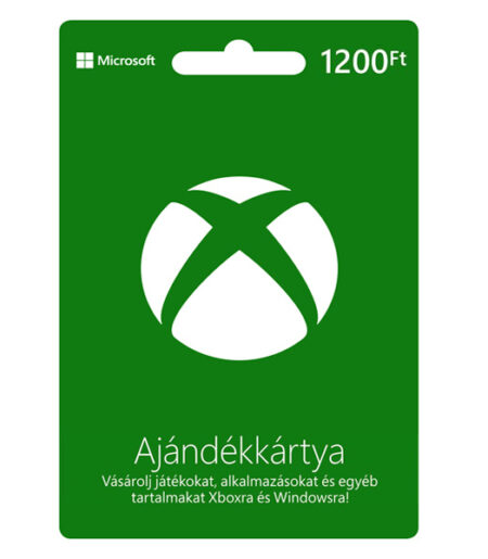Xbox ajándékkártya 1 200 Ft od Microsoft