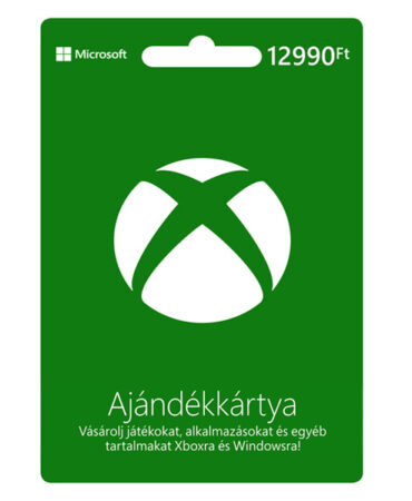 Xbox ajándékkártya 12 990 Ft od Microsoft