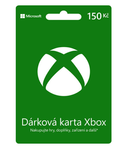 Xbox Store 150Kč - elektronická peňeženka od Microsoft
