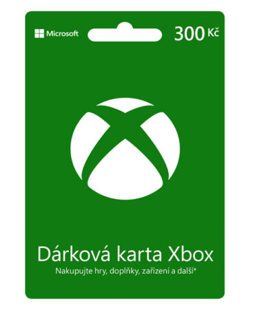 Xbox Store 300Kč - elektronická peňeženka od Microsoft