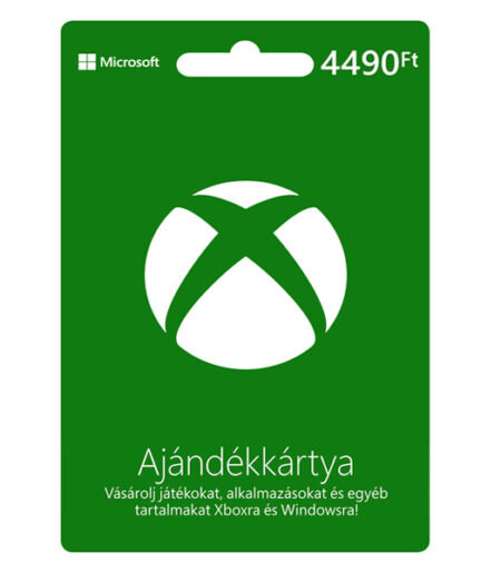 Xbox ajándékkártya 4 490 Ft od Microsoft